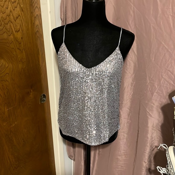 Lulus Tops - Lulu’s NWT sequined tank top,sz.S